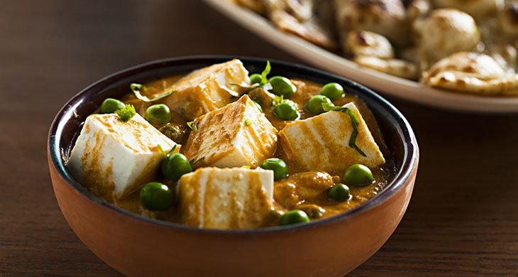 Paneer and Peas Curry