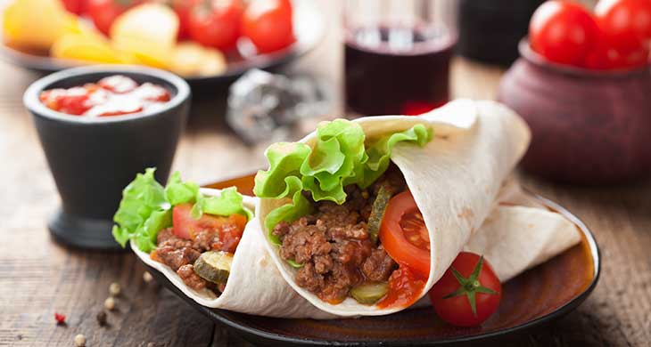 Satay Wraps