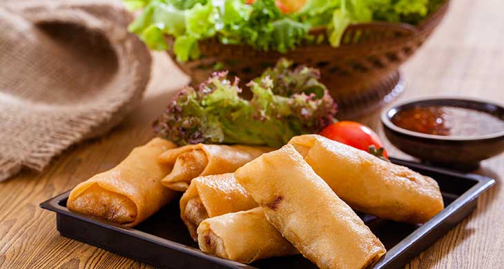 Seafood Spring Rolls
