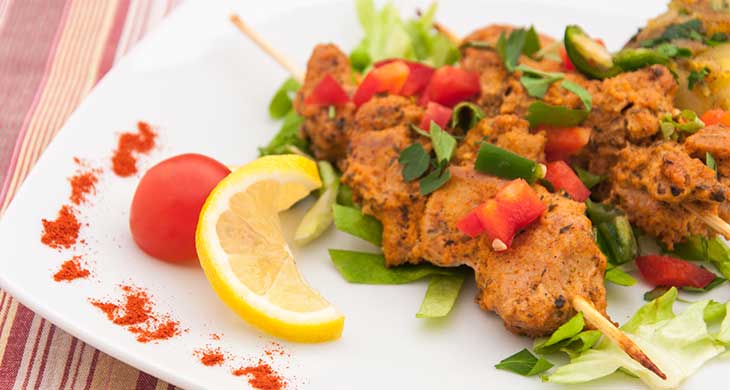 Silky Chicken Kebabs