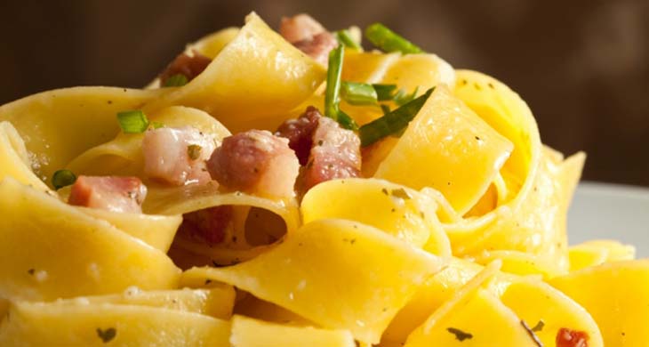 Pappardelle with Rabbit and Capsicum