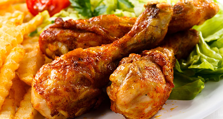 Grilled Chicken with Figs and Feta Cheese