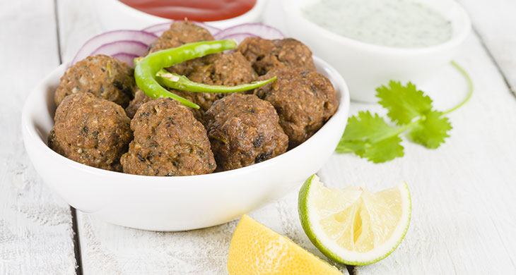 Lamb Koftas with Minted Couscous
