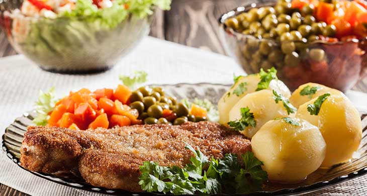 Pork Cutlets with Mustard Crumb