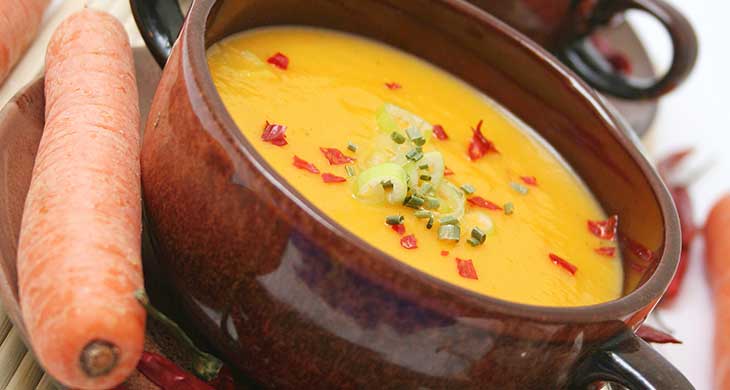 Carrot and Lovage Soup