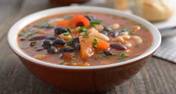 Black Bean Soup with Yogurt