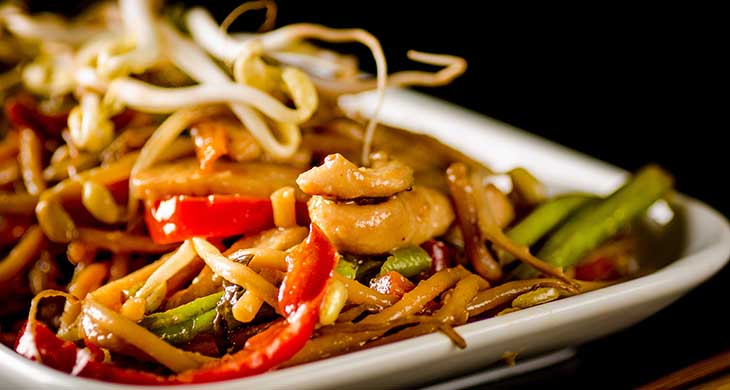 Chilli Chicken with Noodles