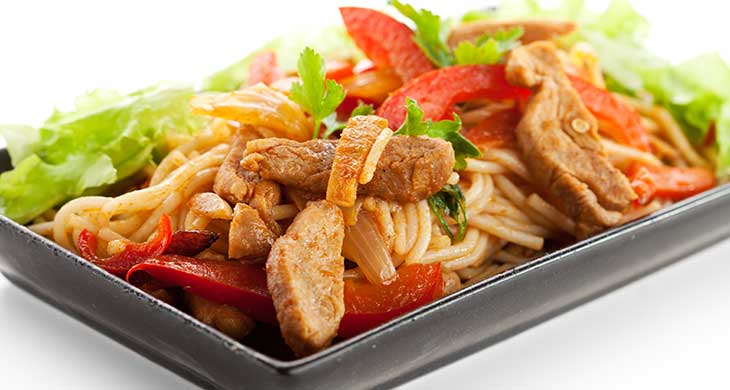 Hot and Sour Pork Noodles