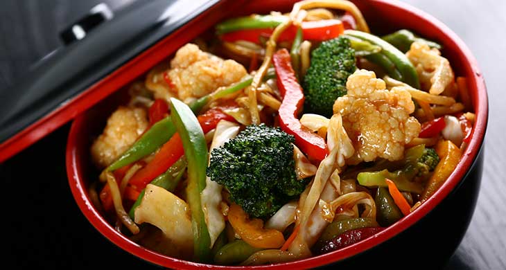 Yellow Pepper Noodles