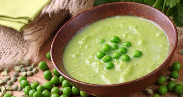 Split Pea Soup with Tarragon Cream