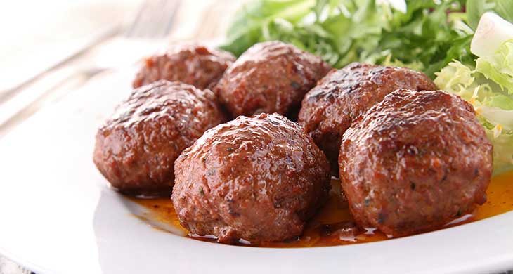 Beef Koftas with Coriander and Mint