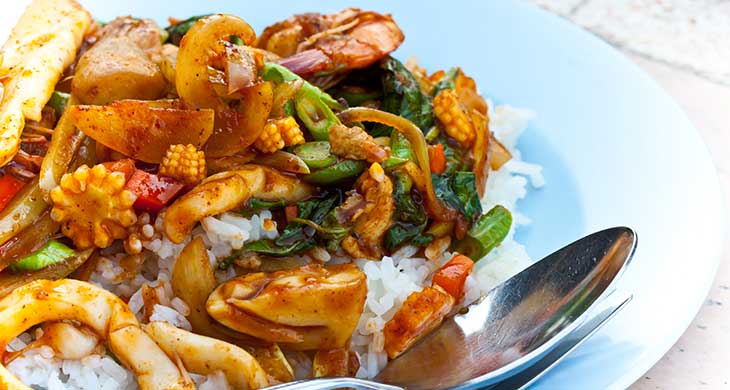 Stir-Fried Squid