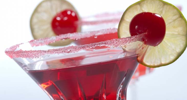 Cranberry Lime Rickey