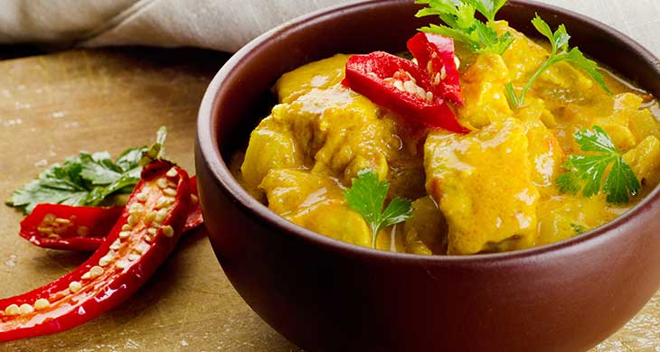 Coconut Chicken Balti