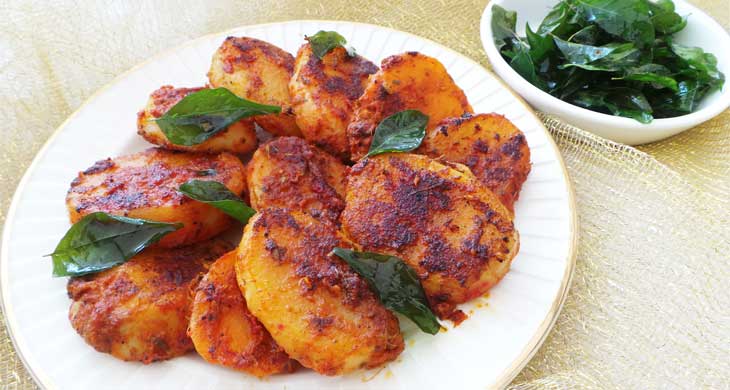 Potato Curry Leaves Fry