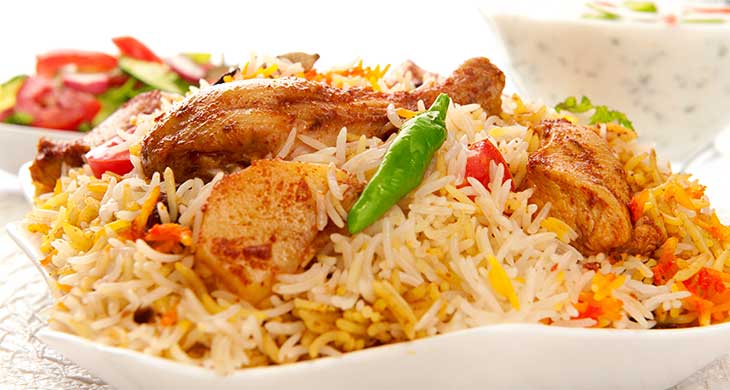 Hyderabadi Chicken Dum Biryani