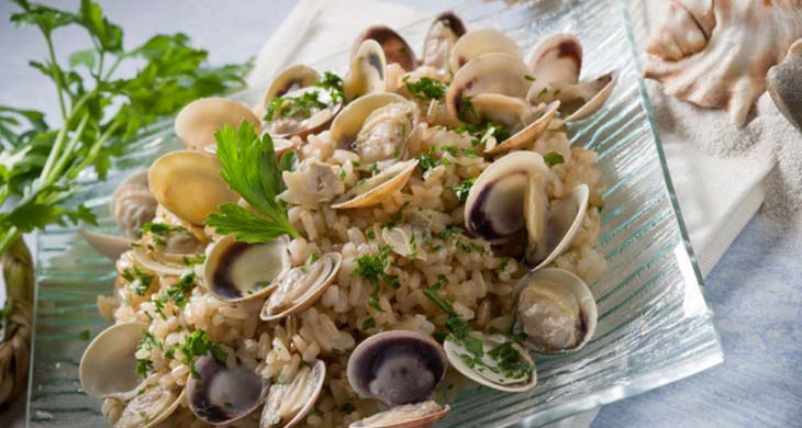 Risotto with Fresh Ginger and Mussels