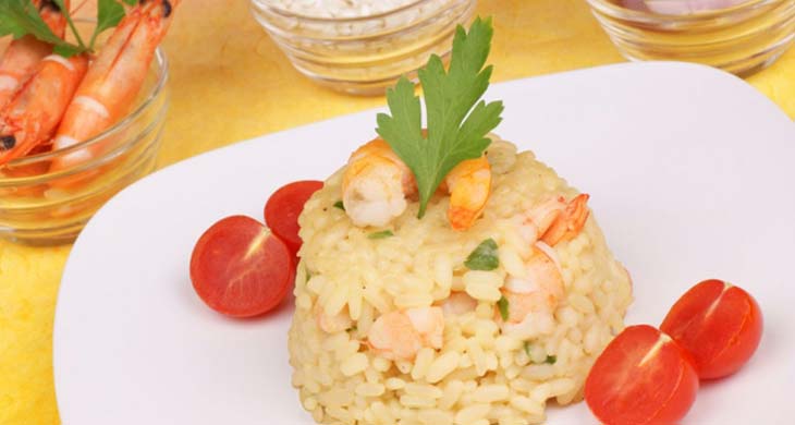 Risotto with Prawns and Garlic