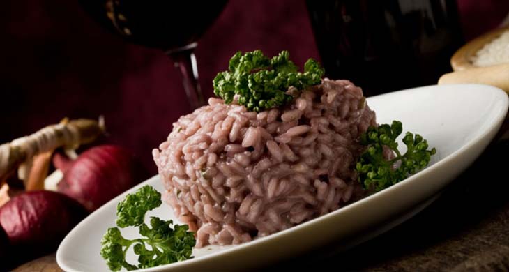 Risotto with Pigeon Breast and Red Wine
