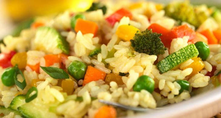 Risotto with Baby Carrots and Peas