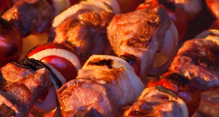 Marinated Pork Kebabs