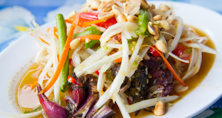 Raw Papaya Salad