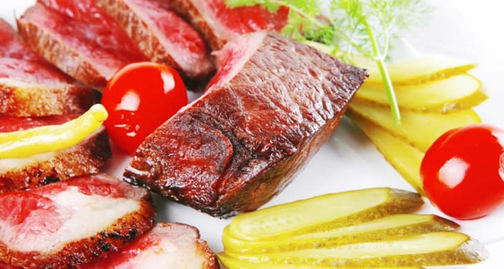 Sliced Steak with Hot & Sour Sauce