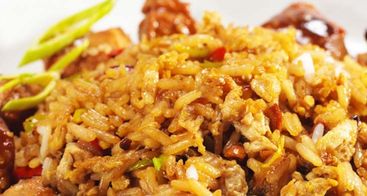 Rice with Spicy Pork & Snake Beans