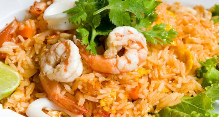 Phrik Khing Prawn Fried Rice