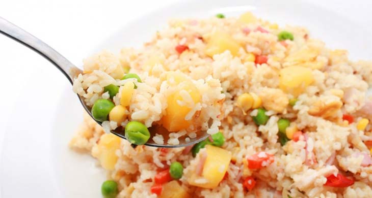 Pineapple Fried Rice With Prawns