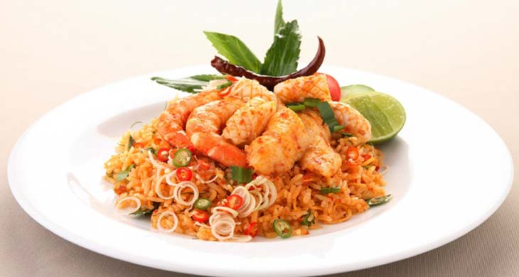 Fried Rice with Seafood