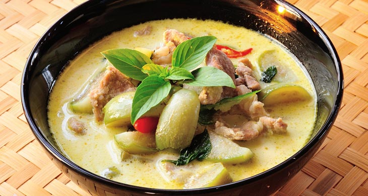 Thai Green Curry with Straw Mushrooms