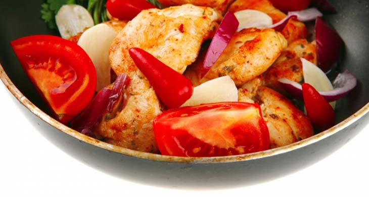 Spicy Chicken with Tomatoes