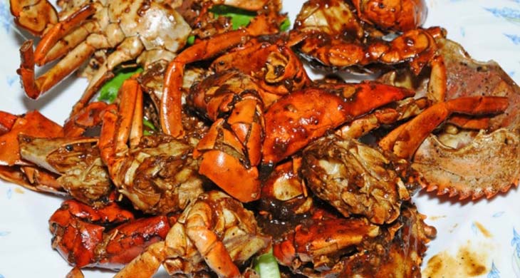 Cracked Crabs with Chilies