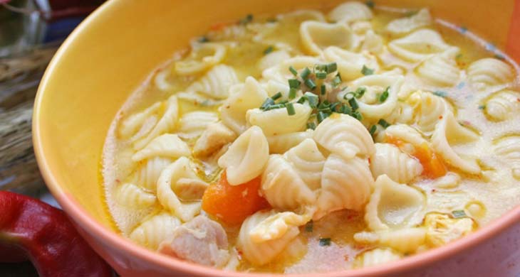 Country Pumpkin and Pasta Soup