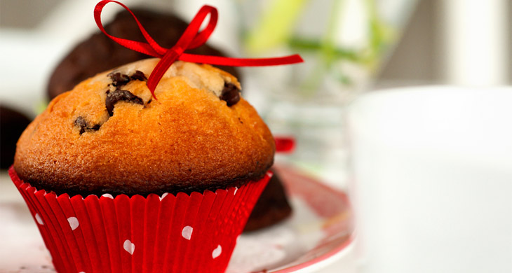 Chocolate Date Muffins