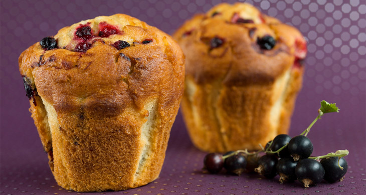 Blackcurrant Muffins