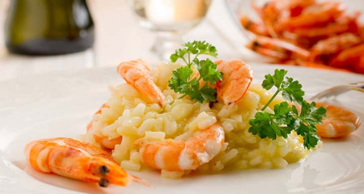 Prawns with Coconut Rice