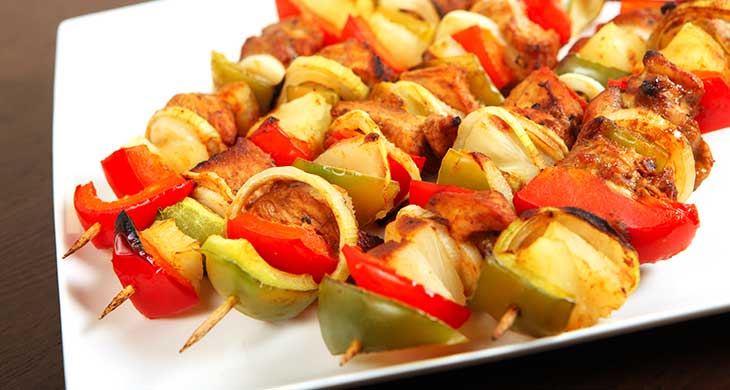 Cod and Pineapple Kebabs