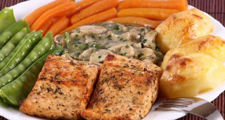 Fish with Mushroom Sauce