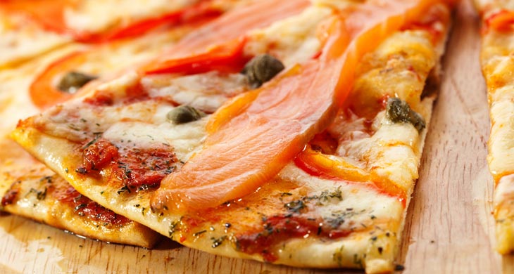 Smoked Salmon and Dill Pizza