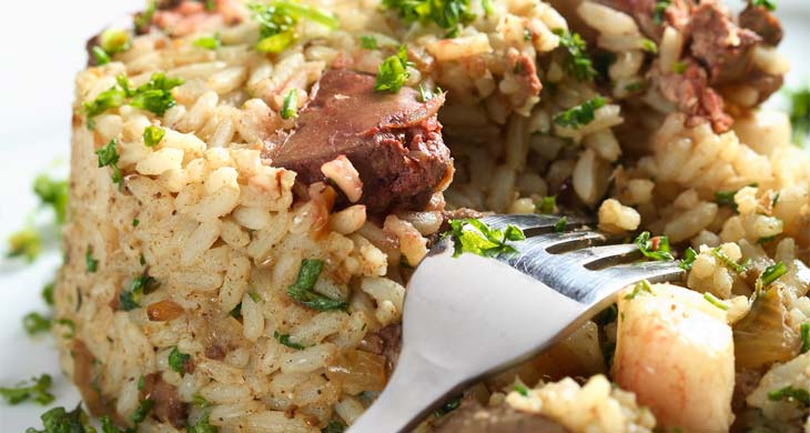 Liver and Bacon Risotto