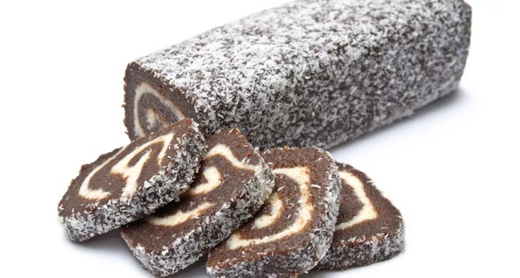 Chocolate Coconut Slices