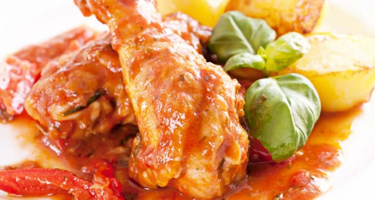 Sauteed Chicken in Hunters Sauce