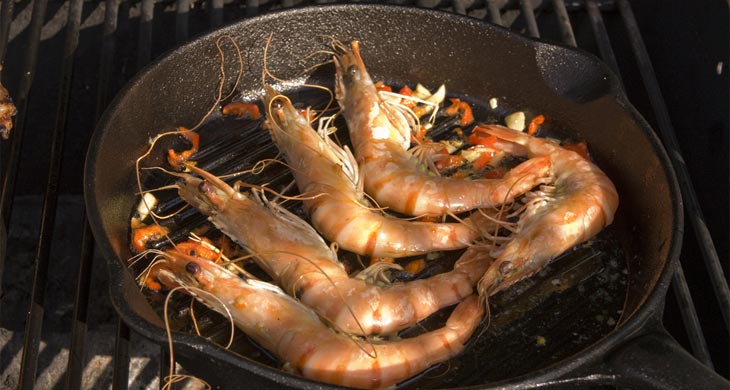 Barbecue Chilli Prawns