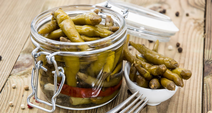 Stuffed Green Chilli Pickle