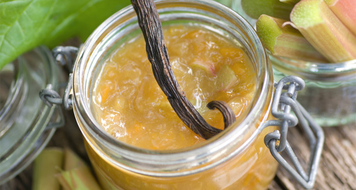 Rhubarb and Ginger Jam