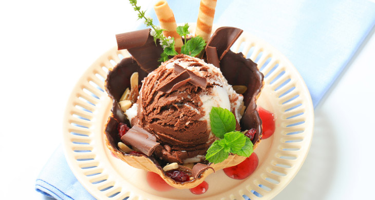 Dutch Chocolate Sundaes