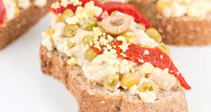 Tuna and Olive Bruschetta