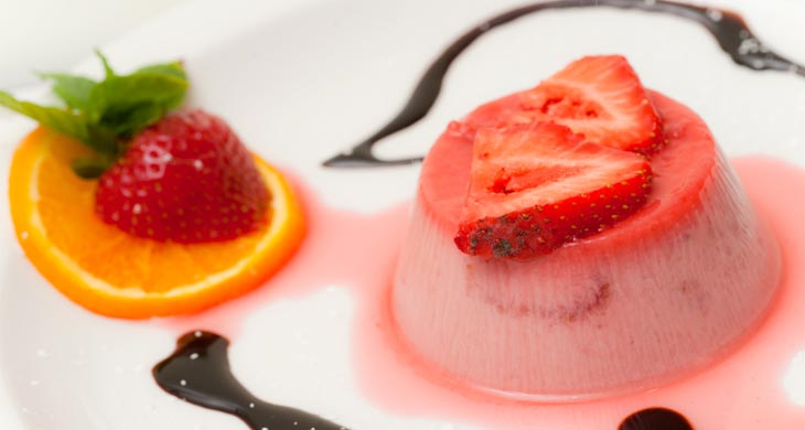 Berry Smoothie Panna Cotta